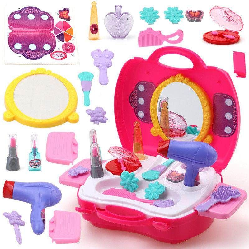 Children Kid Pretend Role Play Toy Set Makeup Masquerade Doctor Hospital Beauty Shop