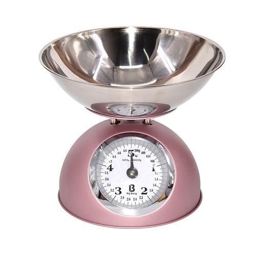 5kg Mechanical Type Stainless Steel Accurate Kitchen Scale Easy Read Measuring Tool Baking Home Food Weighing With Bowl Cooking