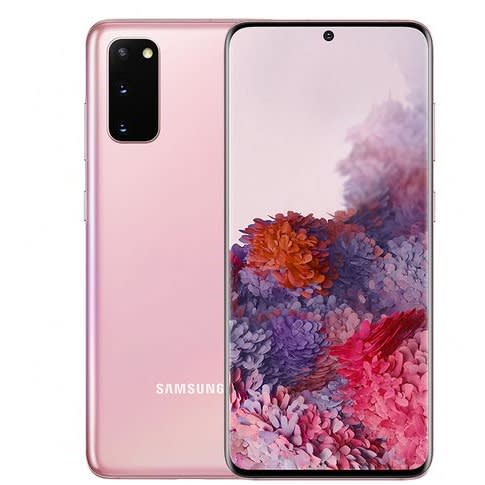 Galaxy S20 - 6.2" - 5g - 128GB ROM - 8GB RAM - Single Sim - 4000mAh - Pouch & Screen Guard - Pink