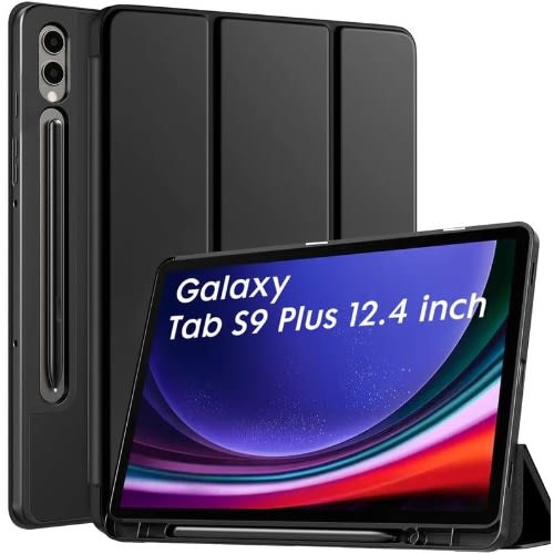 Smart Leather Case With Pencil Holder For Samsung Galaxy Tab S9 Plus