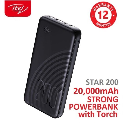 Fast Charging Bright Torch Star 200 Power Bank - 20000mAh