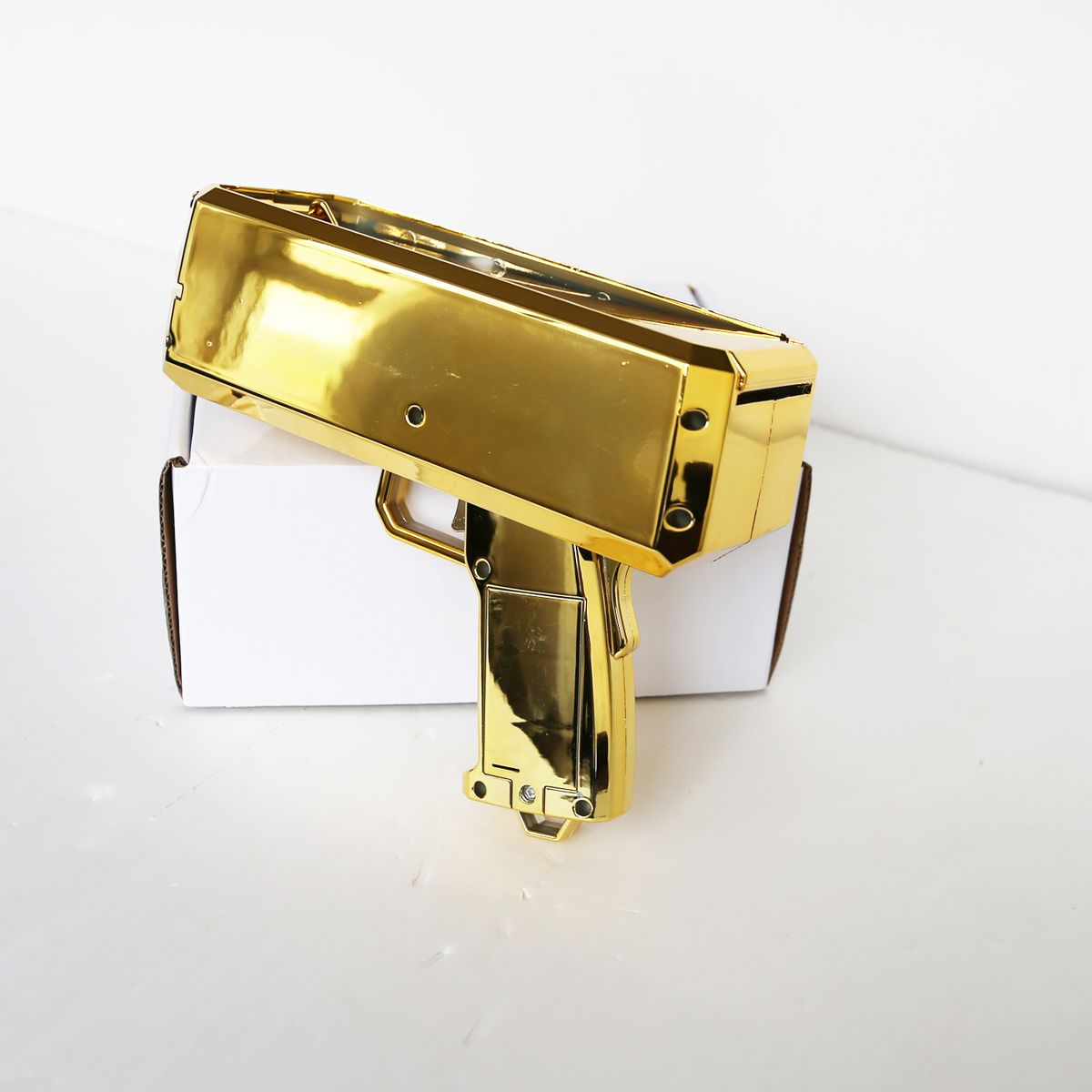 Money Gun Toy Gift Gold Super  Auto Club Cash Box Logo Card Thrower Shoot Plastic Spray Machine Prop Color Party Pink Rain