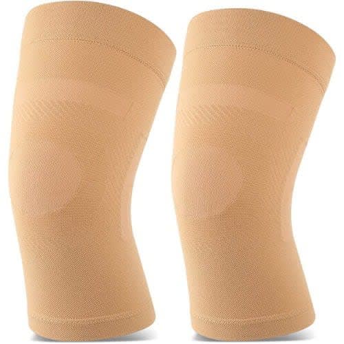 Samvine Unisex Elastic Knee Support Brace Band - 2 Pieces