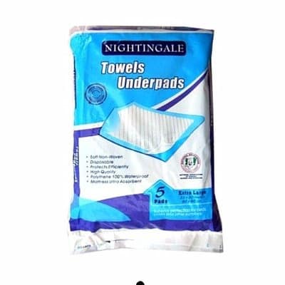 Disposable Towel Underpad - Extra Large - 5Pads