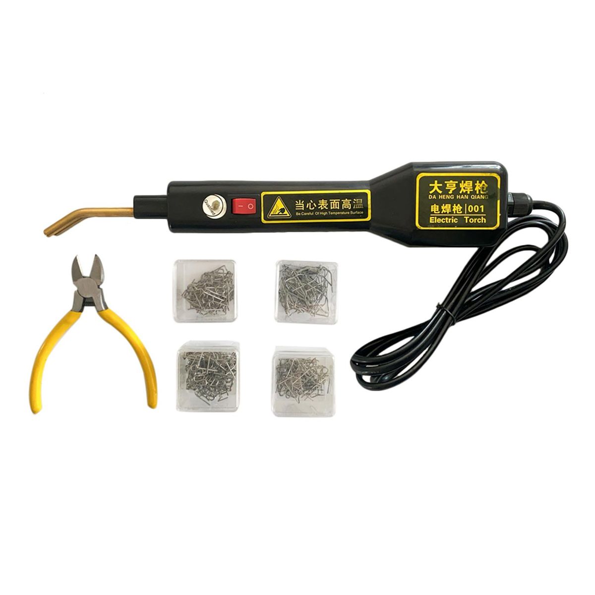 30W Hot Stapler Plastic Welding Machine Car Bumper Repair Kit Welding Repairing Machine Repair Gun US Plug