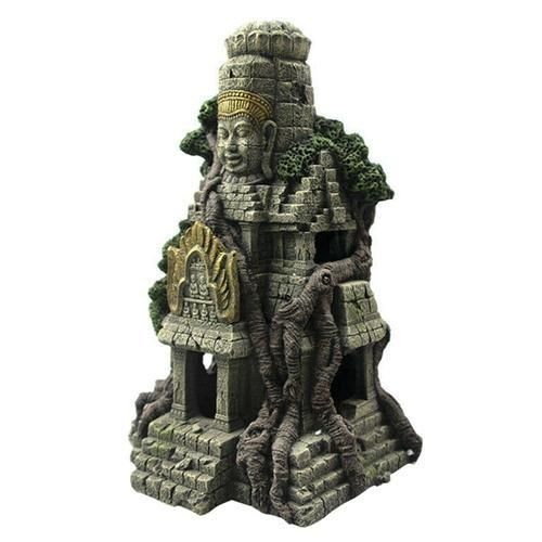 Home Aquarium Ornament Ancient Stone Buddha Resin Figurines Aquarium Ornament  Fish Tank Aquarium Decoration Accessories