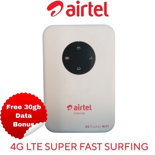 Airtel 4g Lte Mifi Wifi - M30 Pro Plus 30GB Data Bonus