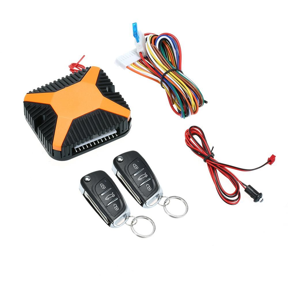 Universal Car Door Lock Keyless Entry System with Trunk Release Button Remote Central Locking Kit