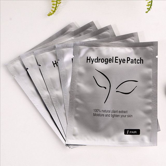 50 Pairs/pack Under Eye Pads Hydro Eye Mask Eyelash Eye