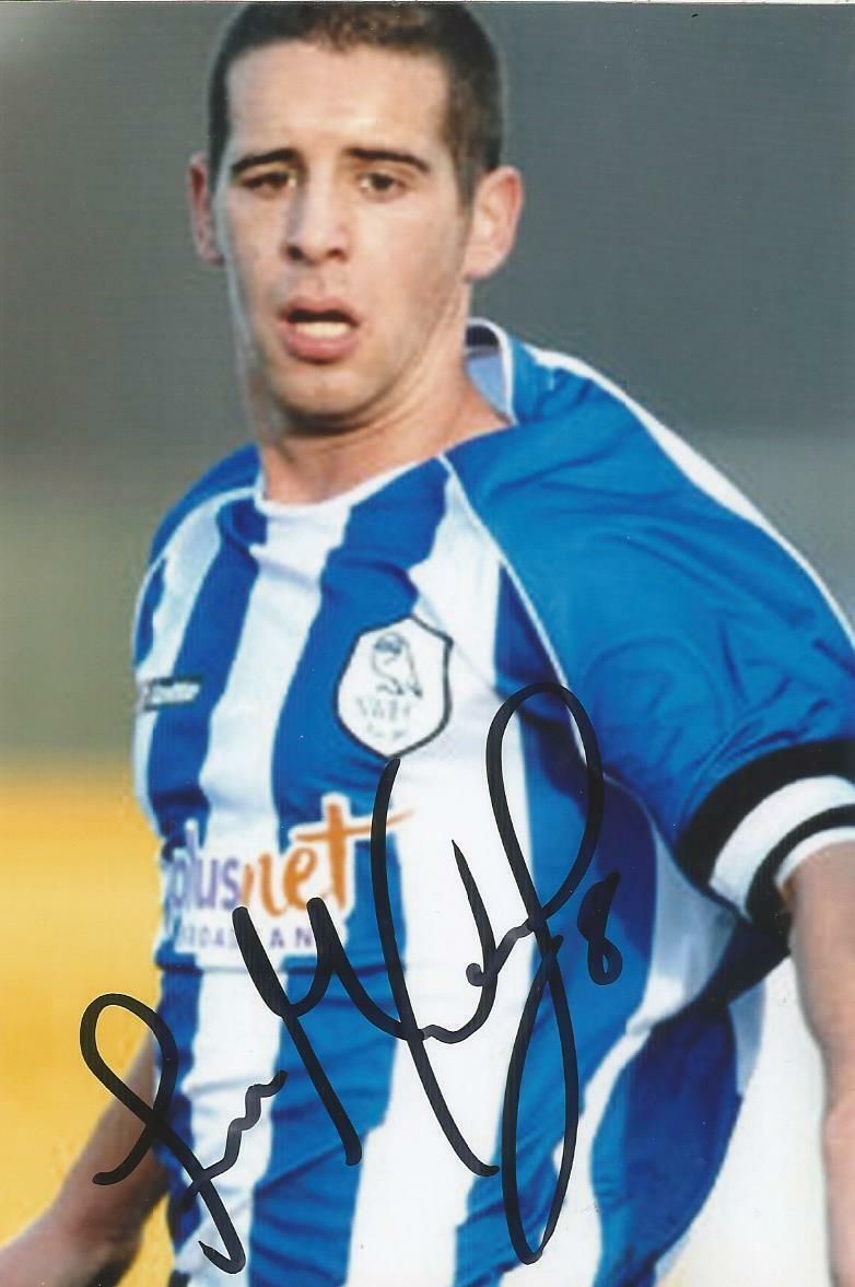 SHEFFIELD WEDNESDAY: SEAN McALLISTER SIGNED 6x4 ACTION Photo Poster painting+COA