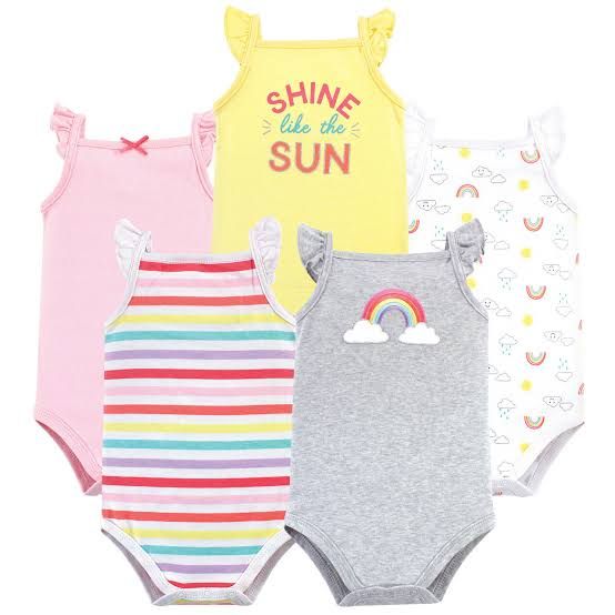 5 In 1 Design Sleeveless Bodysuit