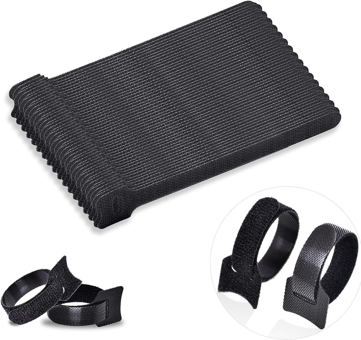 Cable Ties, Reusable, 100 Adjustable, Removable