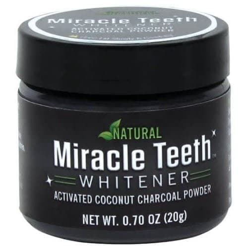 Miracle Activated Coconut Charcoal Teeth Whitener -20g