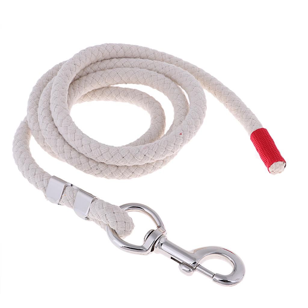 14mm Equestrian Horse Riding   Ropes Halters  White 2.5m