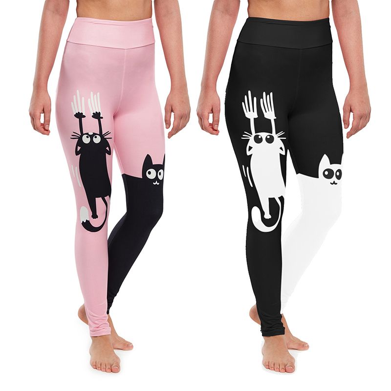 High Waist Yoga Pants Tummy Control Workout Pants Running Pants Cycling Joggers Leggings