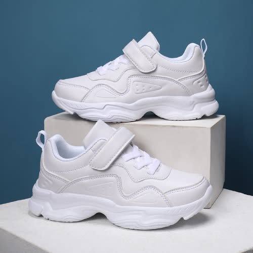 Children Running School Shoes