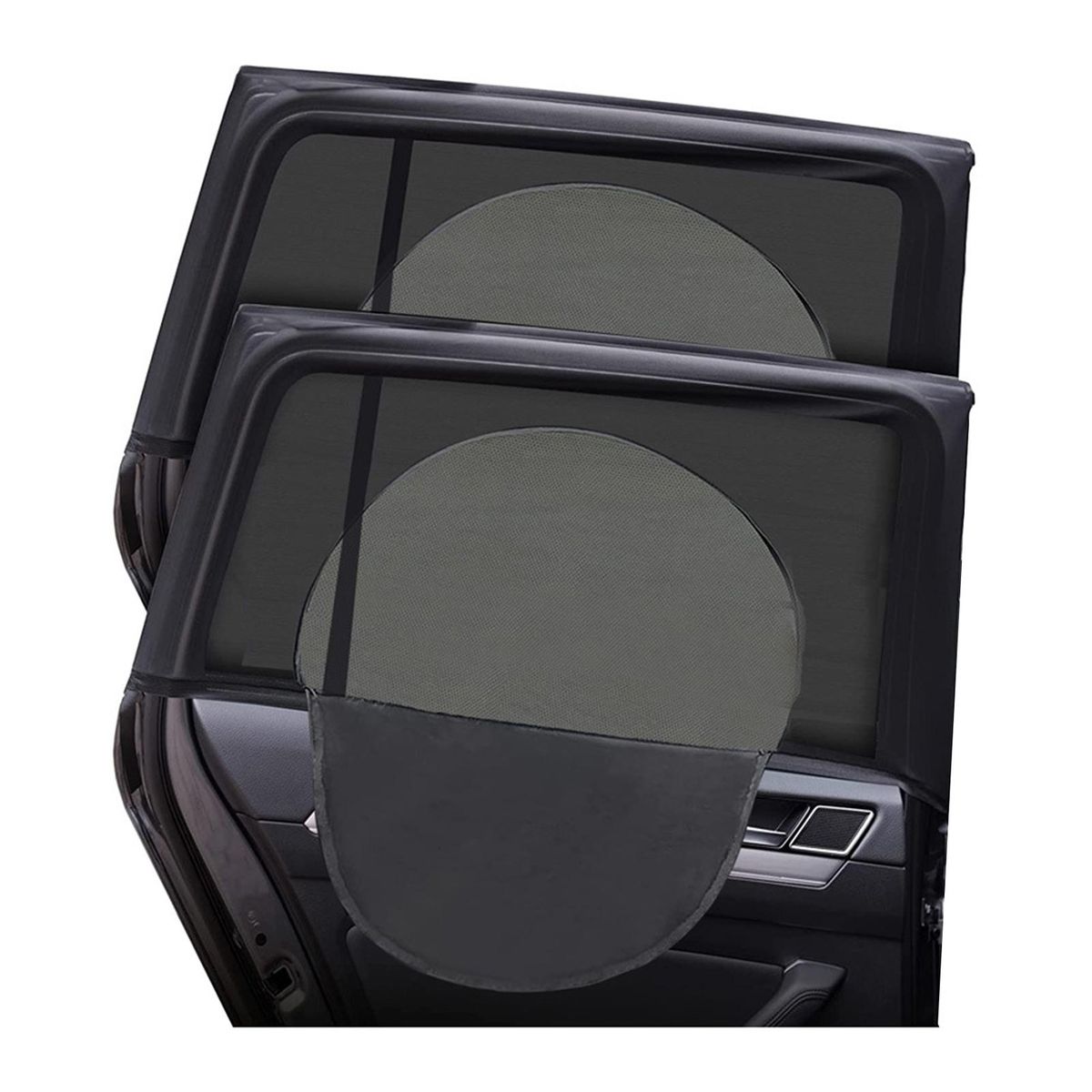 Car Window Privacy Screen Stretchable Car Window Shade Breathable Mesh