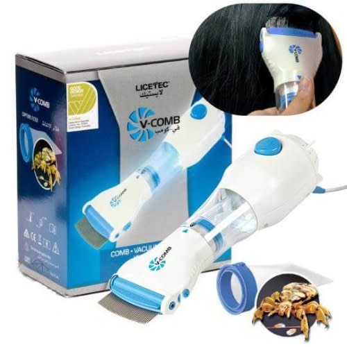 Chemical Free V-Comb Electric Head Lice Comb Removal Treatment