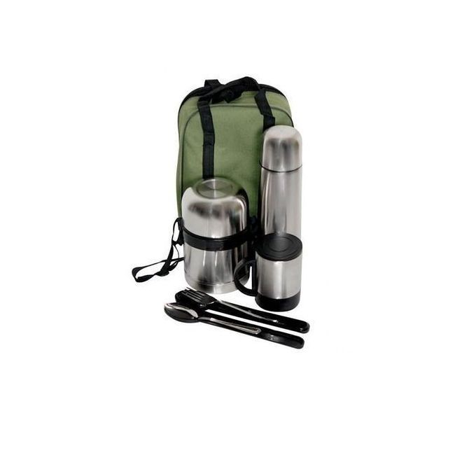 5 In 1 Lunch Box - Stainless Steel Food Flask