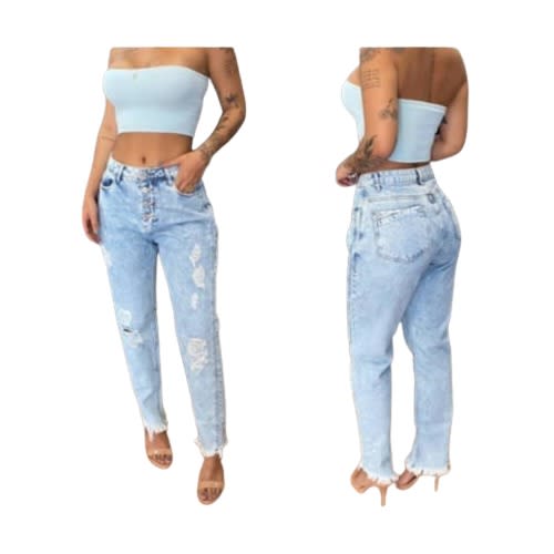 Ladies Ripple Boyfriend's Jean