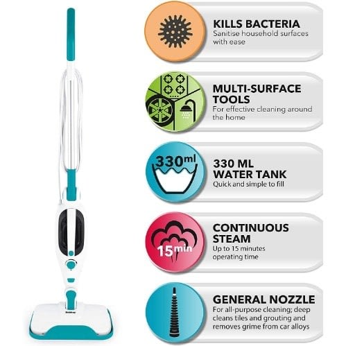 12 In 1 Flexi Steam Cleaner Mop