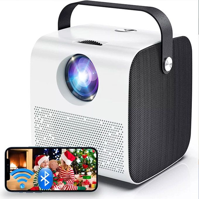 Max 200 "HD Large Screen TV Projector Outdoor Led Bluetooth Android Projetor
