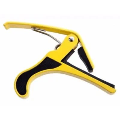 Trigger Guitar Capo With Spring Action Clamp - Yellow