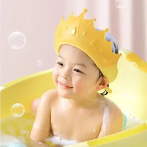 Adjustable Baby Face/ear Protection Shower Cap