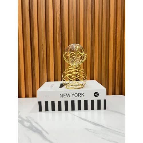 Goblet Crystal Stand Decor 20cm