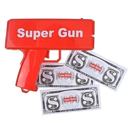 Super Gun Cash/Money Spraying Machine
