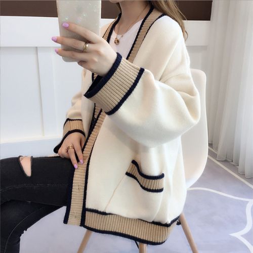 Women's Sweater Cardigan Autumn 2022 New Women's Tide Loose Outer Wear Tops