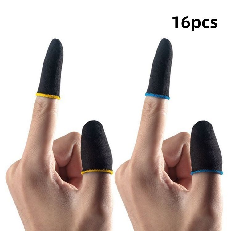 16 Pcs  Carbon Fiber Finger Covers For PUBG Finger Covers