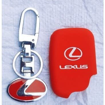 Red Lexus Key Holder And Silicon Remote Cover