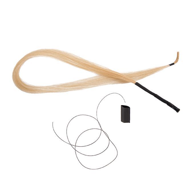 1 Hank Bow Mongolian Horse Hair White For Erhu Cello Violin Bow