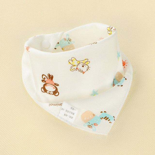 2PCS Baby Bibs Boy Girl Bandana Water Absorb Bib
