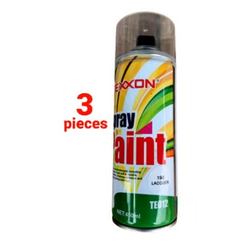 Texxon Lacquer Spray Paint - 450ml - 3pcs