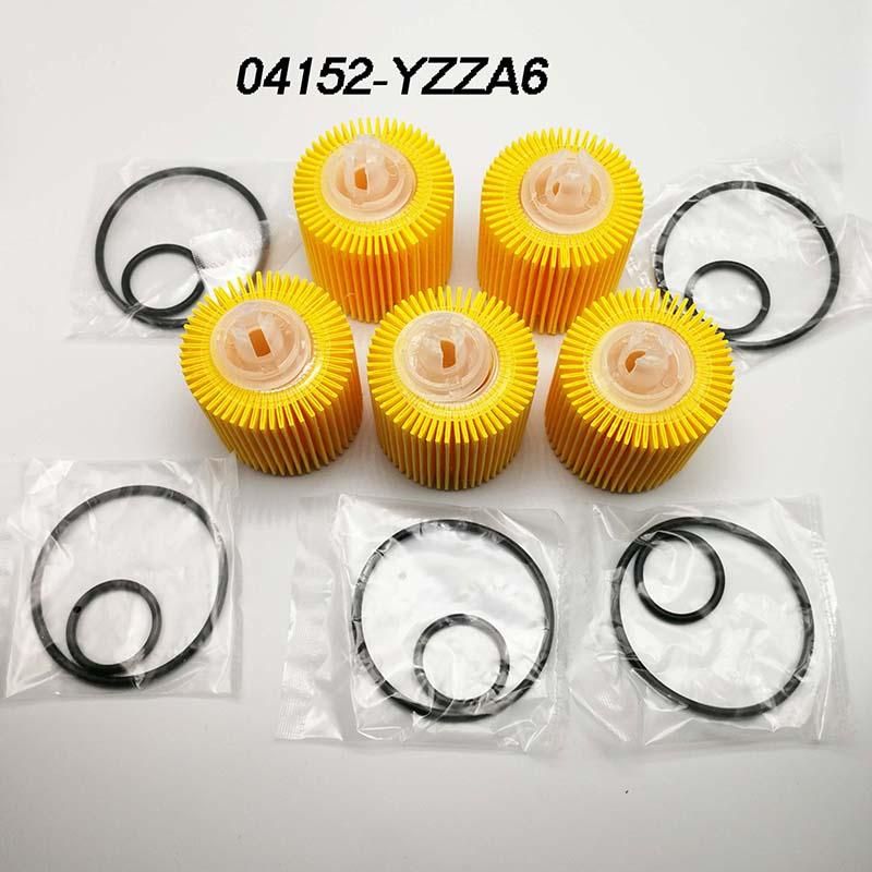 5PCS 04152-37010 Engine Oil Filter FOR TOYOTA Corolla Matrix Prius 1.8L OE: 04152-YZZA6 / 04152-B1010 / 04152-YZZA7 / 04152-4000