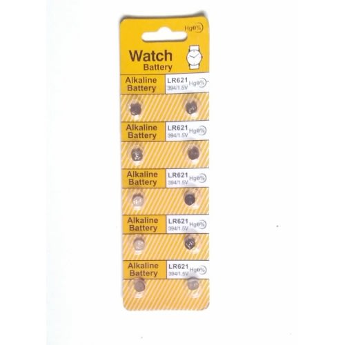 Watch Alkaline Battery 394-1.5v LR621 - 1 Pack of 5
