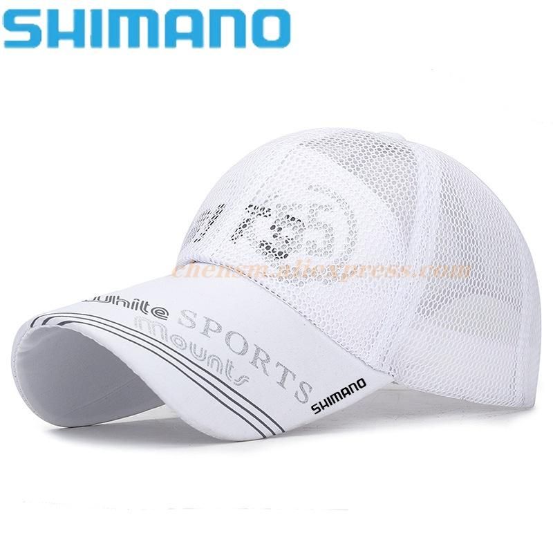 Shimano Fishing Hat Men's Outdoor Sun Protection Sunshade Fishing Hat Sports Quick-drying Hiking Riding Hat Baseball Net Cap