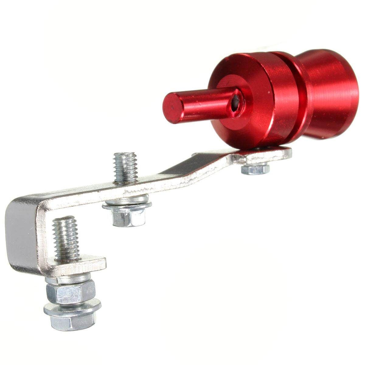 2pcs M Size Exhaust Turbo Pipe Sound Muffler Bov Blow Off Valve BOV Red New