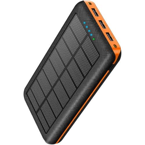 Portable  Solar Charger Power Bank 30000mAh Battery Pack Camping Waterproof Externa