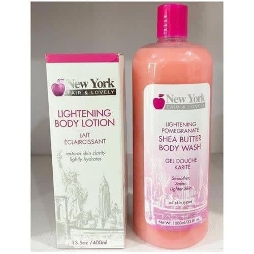New York Fair & Lovely Lightening Body Care Set - 3 in 1