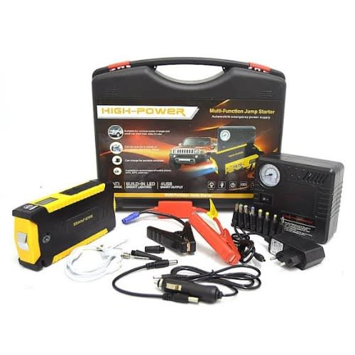 Car Jump Starter Kit With Tyre Inflator