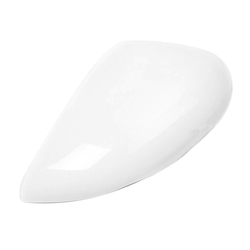Auto LeftRight White Car Rear Side Mirror Cover Cap Shell for Fiesta 2009-2015