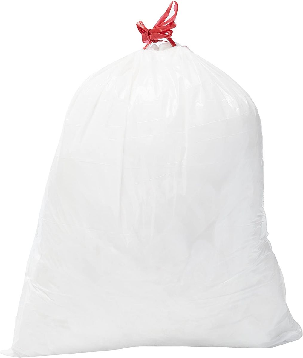 Tall Kitchen Drawstring Trash Bags, 13 Gallon, 10 Count