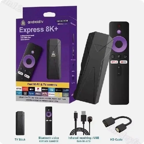 Fire Tv Stick - 8k Uhd Android 13.0 Media Player Wifi 6 With Bluetooth Voice Remote