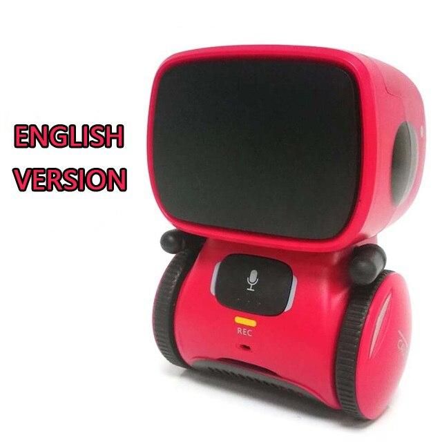 Newest Type Smart Robots Dance Voice Command 3 Languages Versions Touch Control Toys Interactive Robot Toy