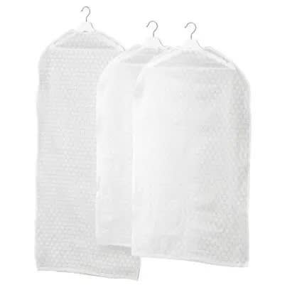 Pluring Clothes Cover - Set Of 3 -Transparent White