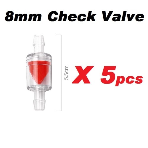 Multipurpose One Way Non-Return Check Valve 8mm