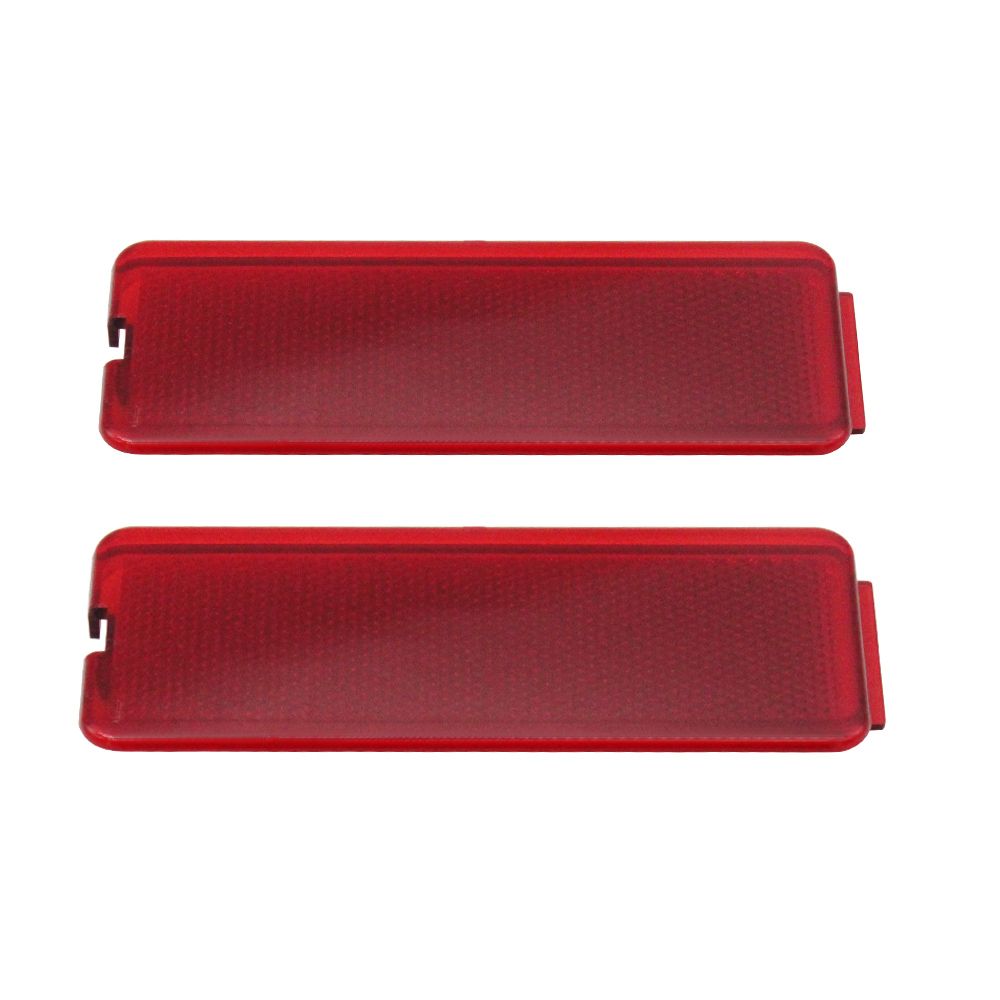 2 Pcs Door Reflector Light Lens Front/Rear Fit For Ford F250
